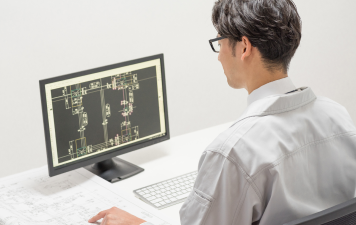 設計CADシステムでの作業
