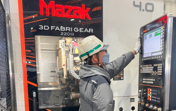 型鋼切断機での加工